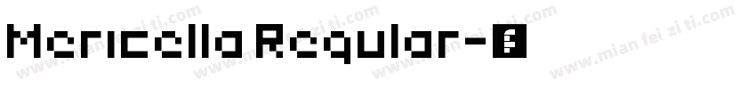 Mericella Regular字体转换